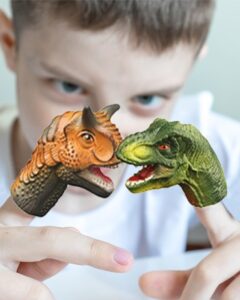 4251 *GUIÑOL Amigos Dinosaurios Puppets Finger* (20.5x17.5 cm.) 5 Pcs. - Imagen 2