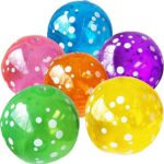 4121 *Pelota Transparente c/Lunares* (20 cm.) INDIVIDUAL - Imagen 3