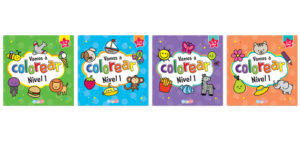 4284 *Vamos a Colorear Nivel 1 Edad 3-4 Años* (21x21 cm.) 24 Pág. 4 Diferentes.