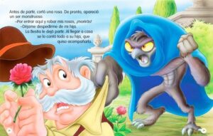 0842 *Classic Stories T-ESQUELA* (17x23 cm.) 16 Pág. BEAUTY & THE BEAST - Imagen 2