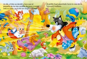 7805 *Cuentos Fabulosos* (20x26.5 cm.) 16 Pág. LOS TRES CERDITOS - Imagen 2