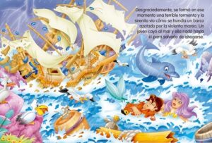 7805 *Cuentos Fabulosos* (20x26.5 cm.) 16 Pág. LA SIRENITA - Imagen 2