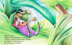 8122 *Super Fábulas T-ESQUELA* (17x23 cm.) 16 Pág. LA CIGARRA Y LA HORMIGA - Imagen 2