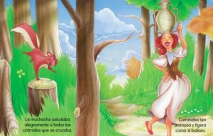 8122 *Super Fábulas T-ESQUELA* (17x23 cm.) 16 Pág. LA LECHERA Y EL CÁNTARO DE LECHE - Imagen 2