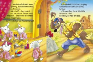8567 *Illustrated Classics* (20x26.5 cm.) 16 Pág. THE WOLF & THE SEVEN LITTLE KIDS - Imagen 2