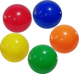 0270 *Pelota Inflable Lisa* (20 cm.) 6 Colores. - Imagen 2