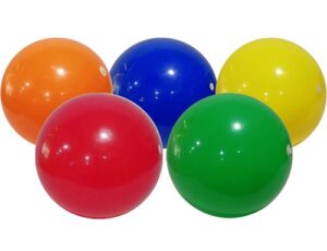 0270 *Pelota Inflable Lisa* (20 cm.) 6 Colores. - Imagen 3
