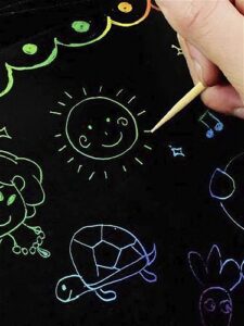 0386 *Scratch Note CHICA/Libreta Pizarrón* (10x14 cm.) 10 Pág. + Lápiz. - Imagen 5