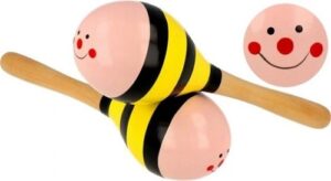 3204 *GRANDE Maracas de Madera* (7x23 cm.) 12 Diferentes. - Imagen 3