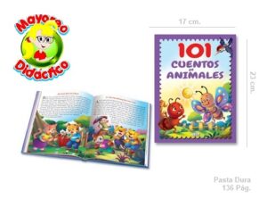 5323 *101 CUENTOS DE ANIMALES* (17x23 cm.) 136 Pág. - Imagen 2