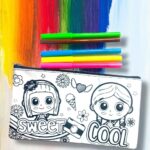 2453 *Lapicera p/Colorear* (21x12 cm.) 4 Diferentes. - Imagen 2