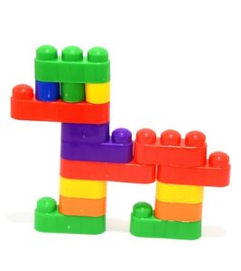 0820 *BLOCKS JUMBO ENSAMBLE REDONDO en Bolsa* (28.80x29 cm.) 16 Pcs. Aprox. - Imagen 4