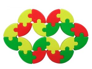 0820 *ROMPECABEZAS REDONDO en Bolsa* (28.80x29 cm.) 30 Pcs. Aprox. - Imagen 4