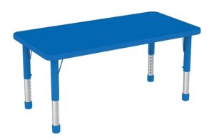 2306 *Mesa Rectangular Cubierta d/Madera Altura Ajustable Reforzada c/Acero* (180x60x 48 a 60 cm.) 3 Colores Diferentes. - Imagen 7