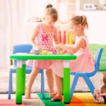 2603 *Mesa Cuadrada Cubierta d/Madera Altura Ajustable* (60x60x 48 a 60 cm.) 4 Colores Diferentes. - Imagen 3