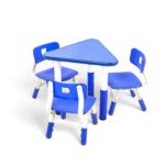 3002 *Mesa Triangular Cubierta d/Madera Altura Ajustable* (60x 48 a 60 cm.) 5 Colores Diferentes. - Imagen 6