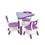 3002 *Mesa Triangular Cubierta d/Madera Altura Ajustable* (60x 48 a 60 cm.) 5 Colores Diferentes. - Imagen 7