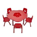 4706 *Mesa Juguetera Cubierta d/Madera Altura Ajustable Reforzada c/Acero* 100x 48 a 60 cm.) 5 Colores Diferentes. - Imagen 5