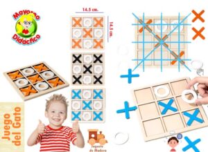 5201 *Juego del GATO e/Madera* (14.5x14.5 cm.) INDIVIDUAL. - Imagen 2