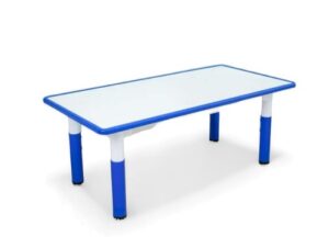 5304 *Mesa Pintaron Altura Ajustable Madera y Acero* (120x60 x48-60 cm.) Rojo. - Imagen 5