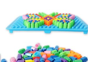 3184-6644 *Tablero d/Pijas CILÍNDRICAS* (28×20 cm.) Tablero +135 Pijas. - Imagen 5