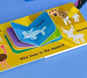 6744 *Pinta y Aprende c/Agua*  (18x26 cm.) 14 Pág. Libro Mágico+Marcador p/Agua. 4 Diferentes. - Imagen 6