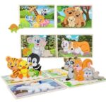 7042 *Rompecabezas Grueso Familia y Amigos de 7 a 9 Pcs.* (22.5x15 cm.) 10 Diferentes. - Imagen 4