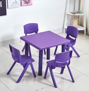 7303 *Mesa Cuadrada Infantil* (60x60x50 d/Altura cm.) 5 Colores Diferentes. - Imagen 10