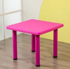 7303 *Mesa Cuadrada Infantil* (60x60x50 d/Altura cm.) 5 Colores Diferentes. - Imagen 2