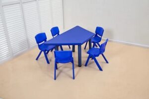 7401 *Mesa Trapecio* (120-60x 50cm.) 3 Colores Diferentes. - Imagen 2