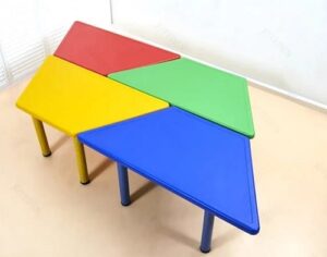 7401 *Mesa Trapecio* (120-60x 50cm.) 3 Colores Diferentes. - Imagen 5