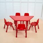 7401 *Mesa Trapecio* (120-60x 50cm.) 3 Colores Diferentes. - Imagen 4