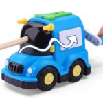 J241 *Sacapuntas Metálico d/Cuerda Camioncitos* (13.5x9 cm.) INDIVIDUAL. - Imagen 2