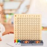 6834 *Tablero Montessori Aprendo a Sumar* (24x23 cm.) Tablero +100 Barajas +2 Dados + 4 Villanos de Colores. - Imagen 5