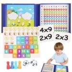 6894 *Multiplicador e/Estuche Magnetico de Operaciones* (23x23 cm.) Tablero+50 Figuras Magnéticas+2 Dados+4 Villanos+95 Tarjetas. - Imagen 4