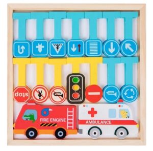 6914 *Tablero Cognitivo 12 Dibujos y Figuras* (21.5x21.5 cm.) 8 Diferentes. - Imagen 8