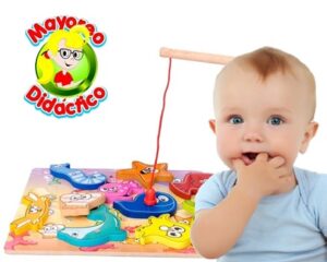 6924 *MI PRIMER Juego de Pesca Ilustrado* (23x20 cm.) 12 Pcs.