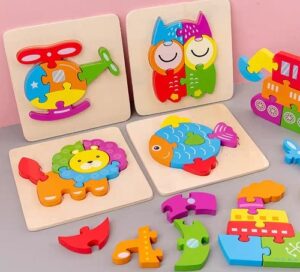 6934 *Rompecabezas Grueso de 6 Pcs.* (15x15 cm.) 12 Diferentes. - Imagen 6