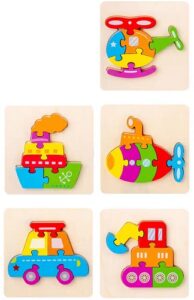 6934 *Rompecabezas Grueso de 6 Pcs.* (15x15 cm.) 12 Diferentes. - Imagen 8