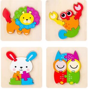 6934 *Rompecabezas Grueso de 6 Pcs.* (15x15 cm.) 12 Diferentes. - Imagen 10