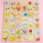 7014 *Reconocimiento Lógico Match de Madera* (16.5x12 cm.) 48 Pcs. - Imagen 3