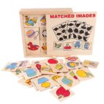7044 *Imagenes Coincidentes* (17x17 cm.) 4 Tableros+36 Ficha de Madera. - Imagen 6
