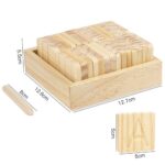 7144 *Kit de Escritura Montessori* (15x14 cm.) 26 Letras Dobles +Plumón y Caja de Madera. - Imagen 6