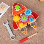 7254 *Cohete Espacial Doble Vista p/Armar* (14x28 cm.) 26 Pcs. - Imagen 8