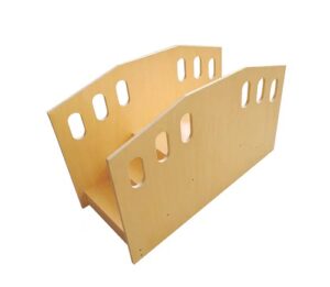 7304 *Escalera Recta Pasamanos de Madera 6 Escalones* (120x75x45 cm.) - Imagen 2