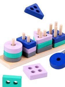 7314 *Mini Torre Apilable Geométrica 4 Columnas* (13x4 cm.) - Imagen 4