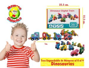 7324 *DINO TREN Enganchable Números del 0 al 9* (1m.) - Imagen 2