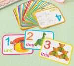 9653 *Tarjetas Didácticas Números Asociados del 1 al 20 y de 10 en 10* (15x11 cm.) 28 Pcs.