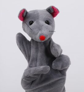 *Guiñol de Mano RATÓN* (30 cm.) Individual-12 Diferentes.