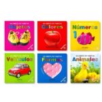 9652 *Mi Primer Libro de Cartón en ESPAÑOL* (13x13 cm.) 8 Pág. 6 Diferentes.